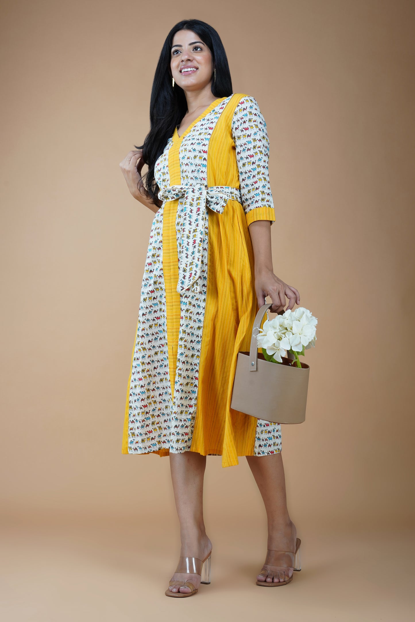 Marubhumi Ethnic Dress with Belt