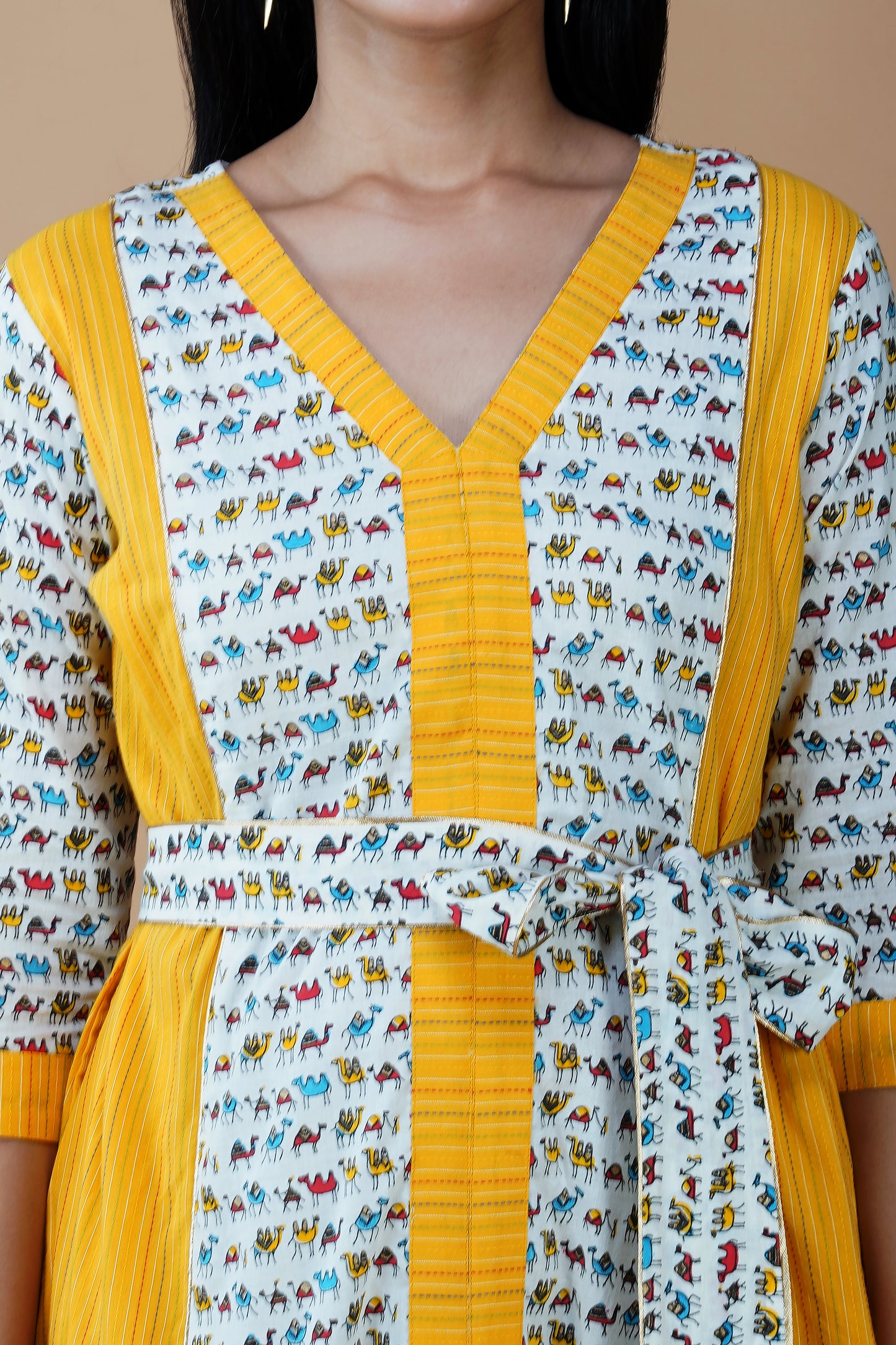 Marubhumi Ethnic Dress with Belt
