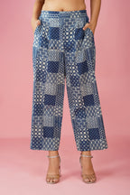 Indigo Patch Style Blazer Co-ord Set