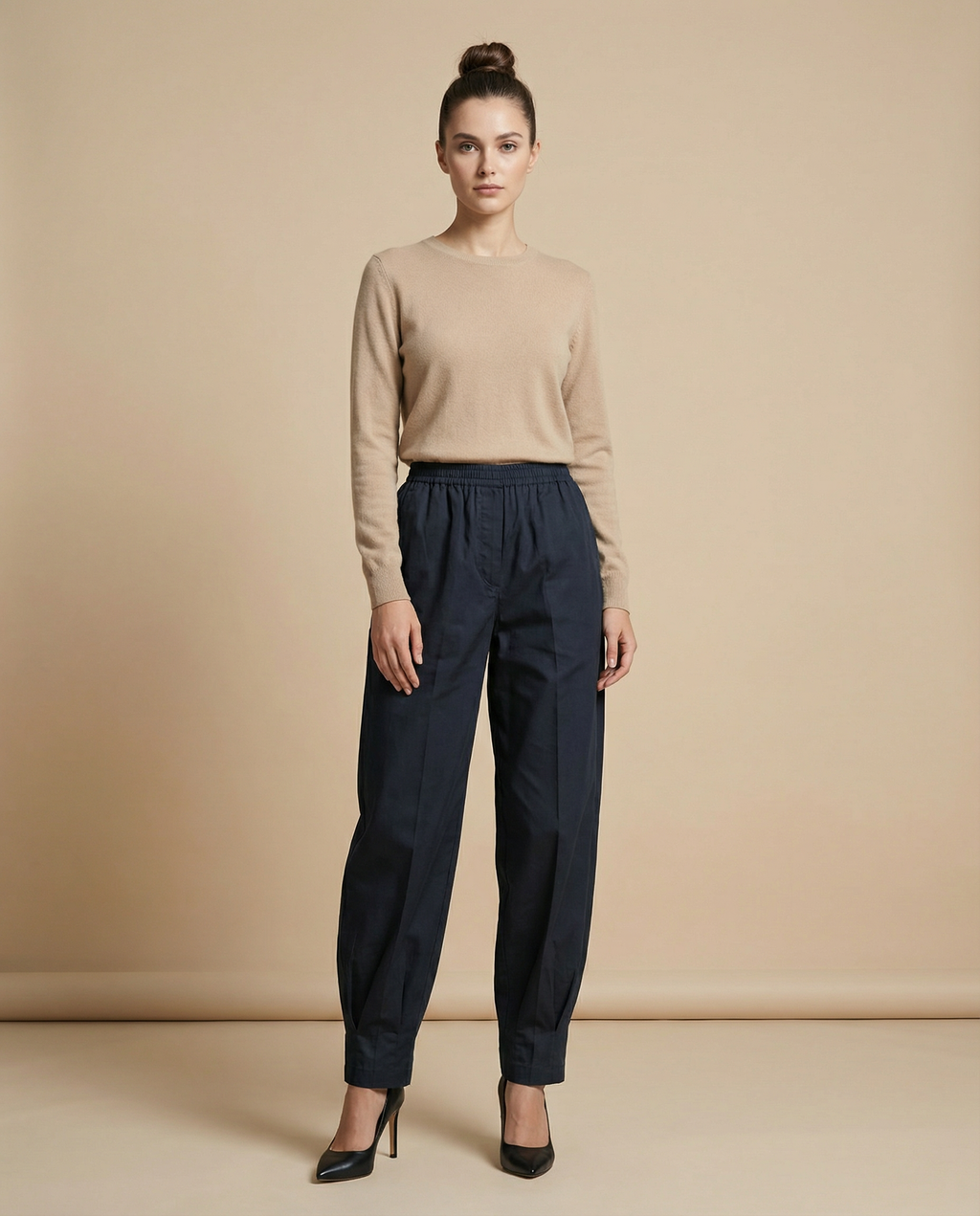 Pure Cotton Black Pants