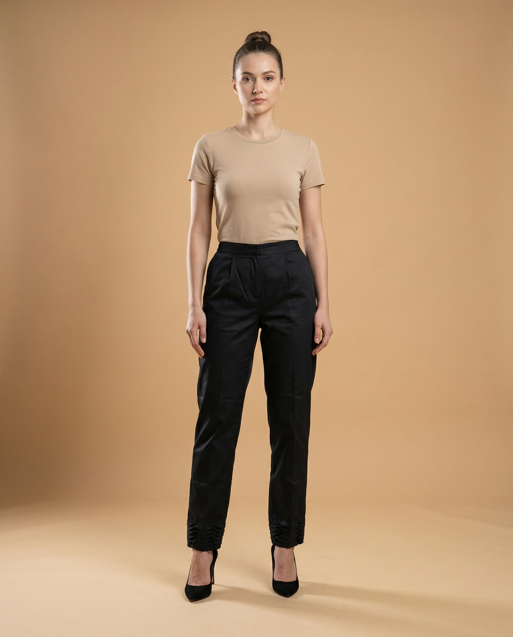Pure Cotton Black Pants