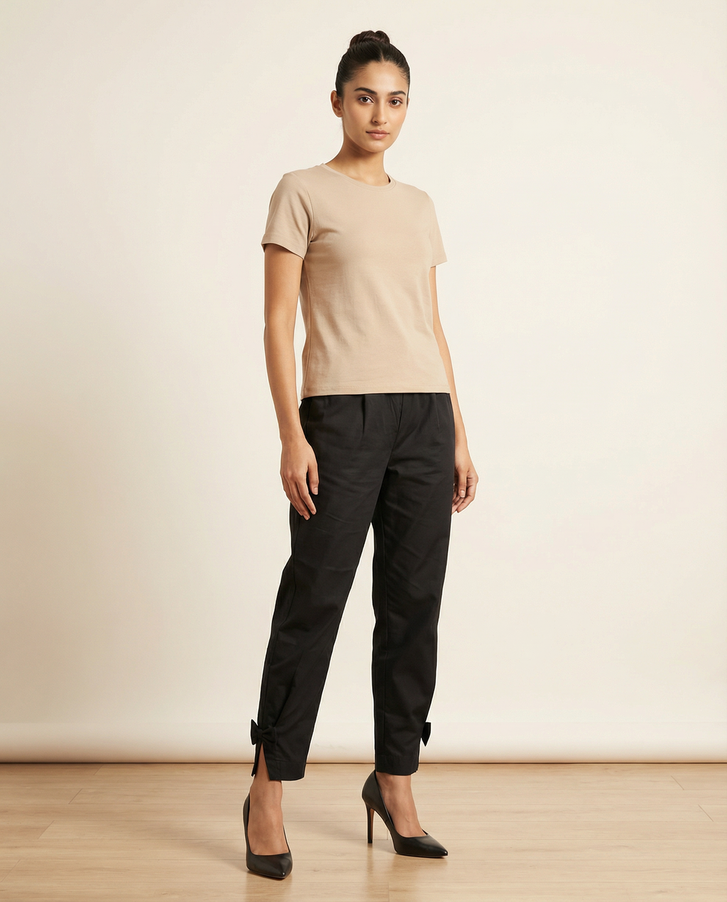 Pure Cotton Black Pants