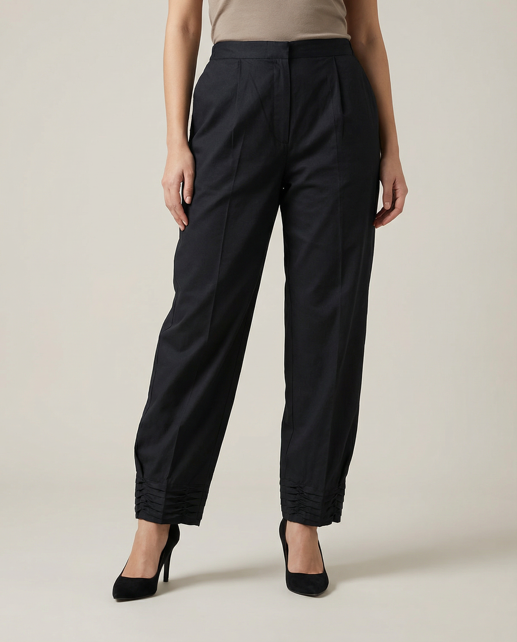 Pure Cotton Black Pants