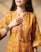 Pure Cotton Block Print Kurti – Ochre Tales
