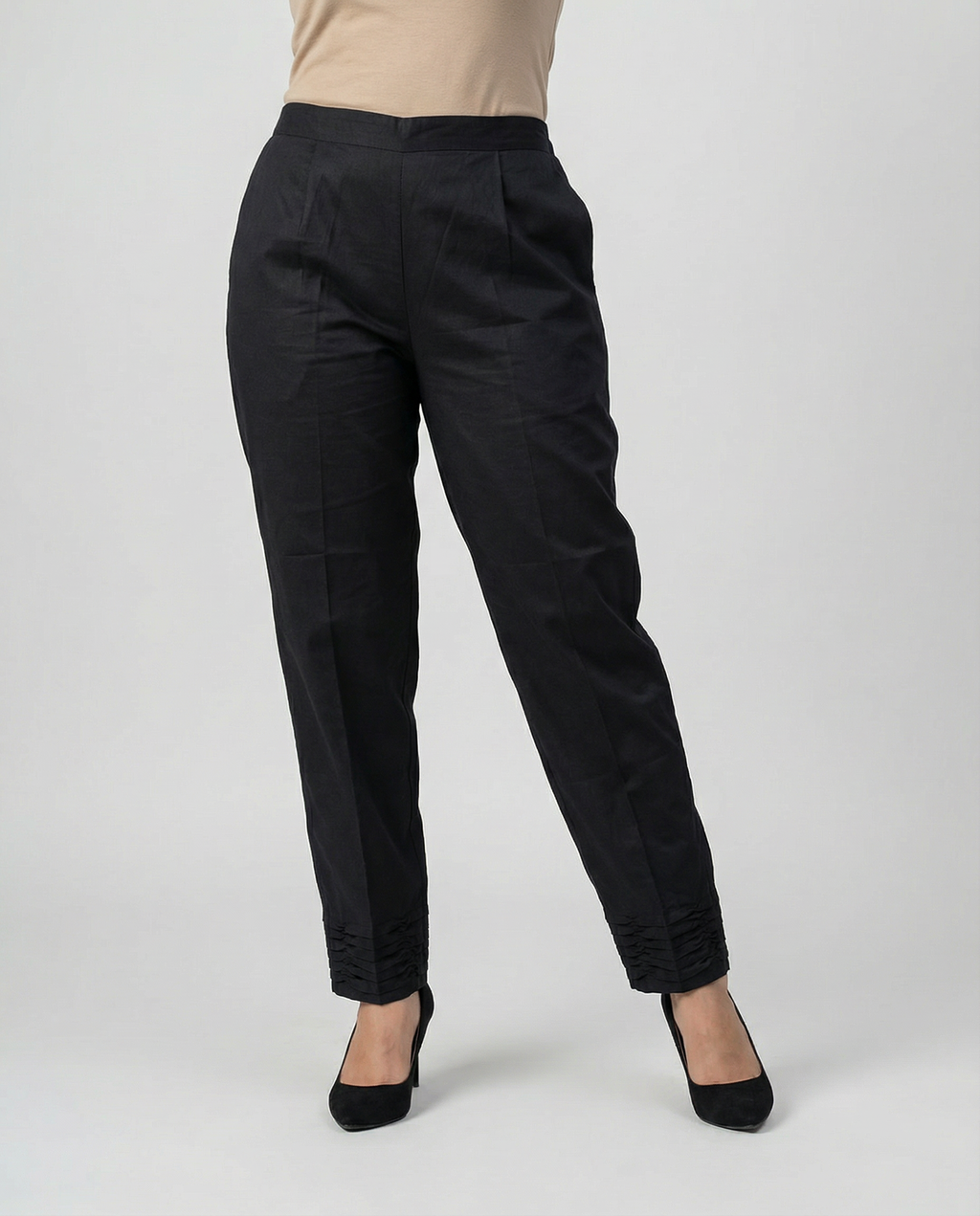 Pure Cotton Black Pants