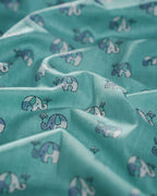 The Wanderer’s Print Dress (Sleeveless) - Mint Safari