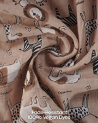 Wild Meadow Block Print Cotton Midi Dress( Short Sleeves) - Sienna Dusk