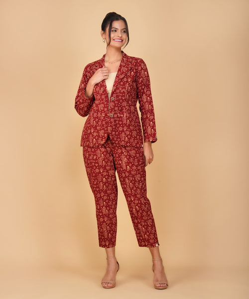 Crimson Heritage Blazer Set
