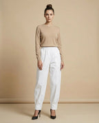 Pure Cotton White Pants
