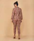 Rosewood Paisley Kalamkari Blazer Set