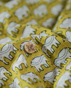 Green Safari Block Dress (short sleeves) - Citrus Mist