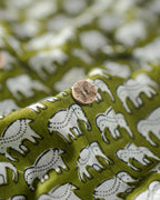 Green Safari Block Dress (Sleeveless) - Olivewood