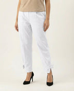 Pure Cotton White Pants