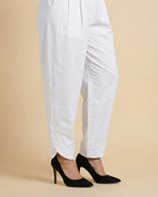 Pure Cotton White Pants