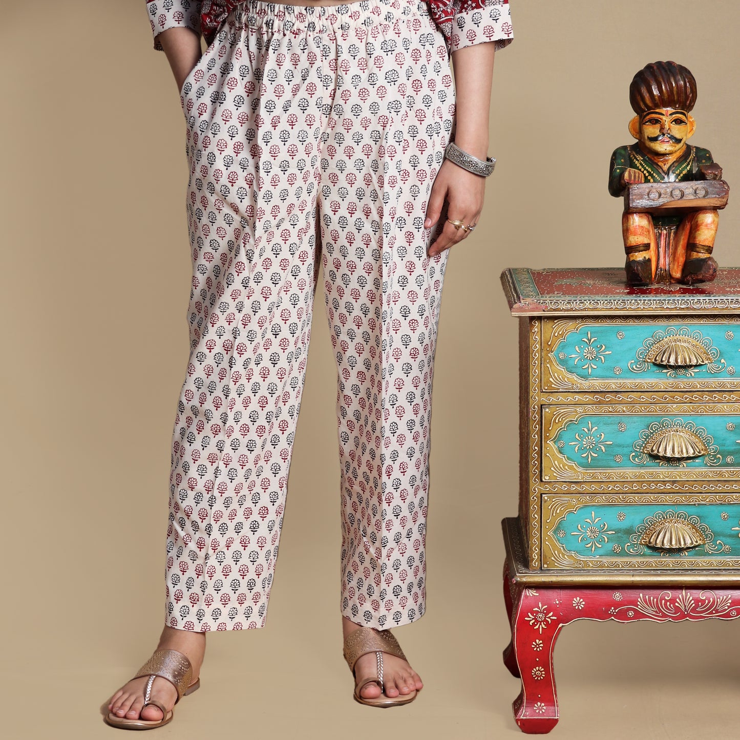 Crimson Bagh Hand Block Printed Co-ord Set