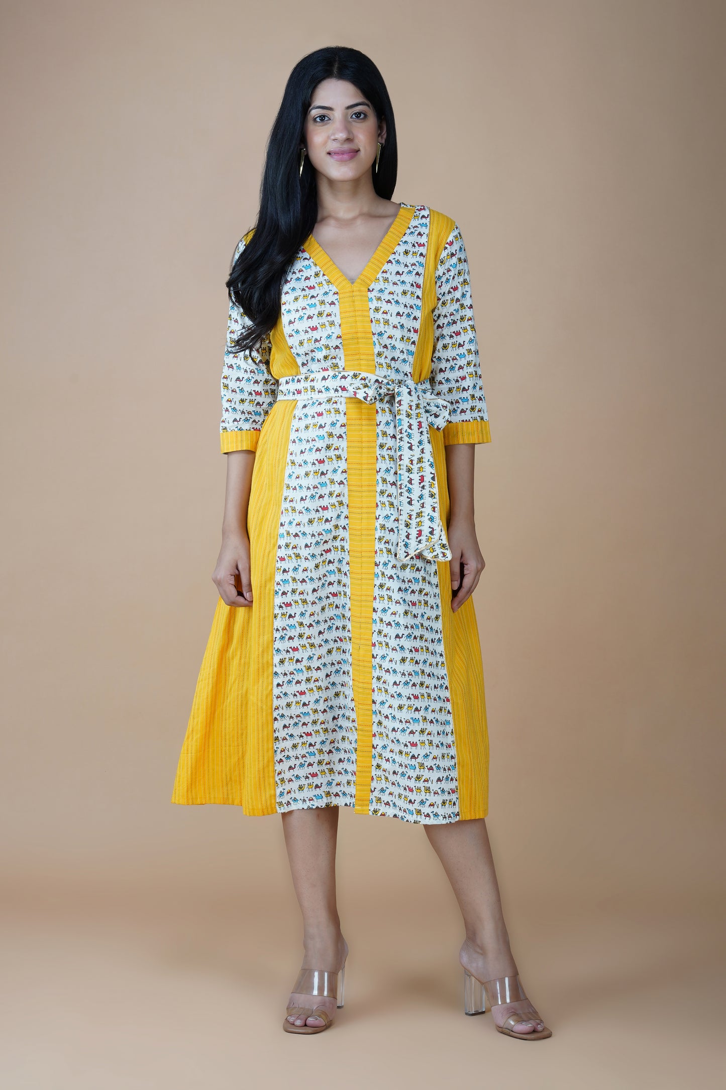 Marubhumi Ethnic Dress with Belt