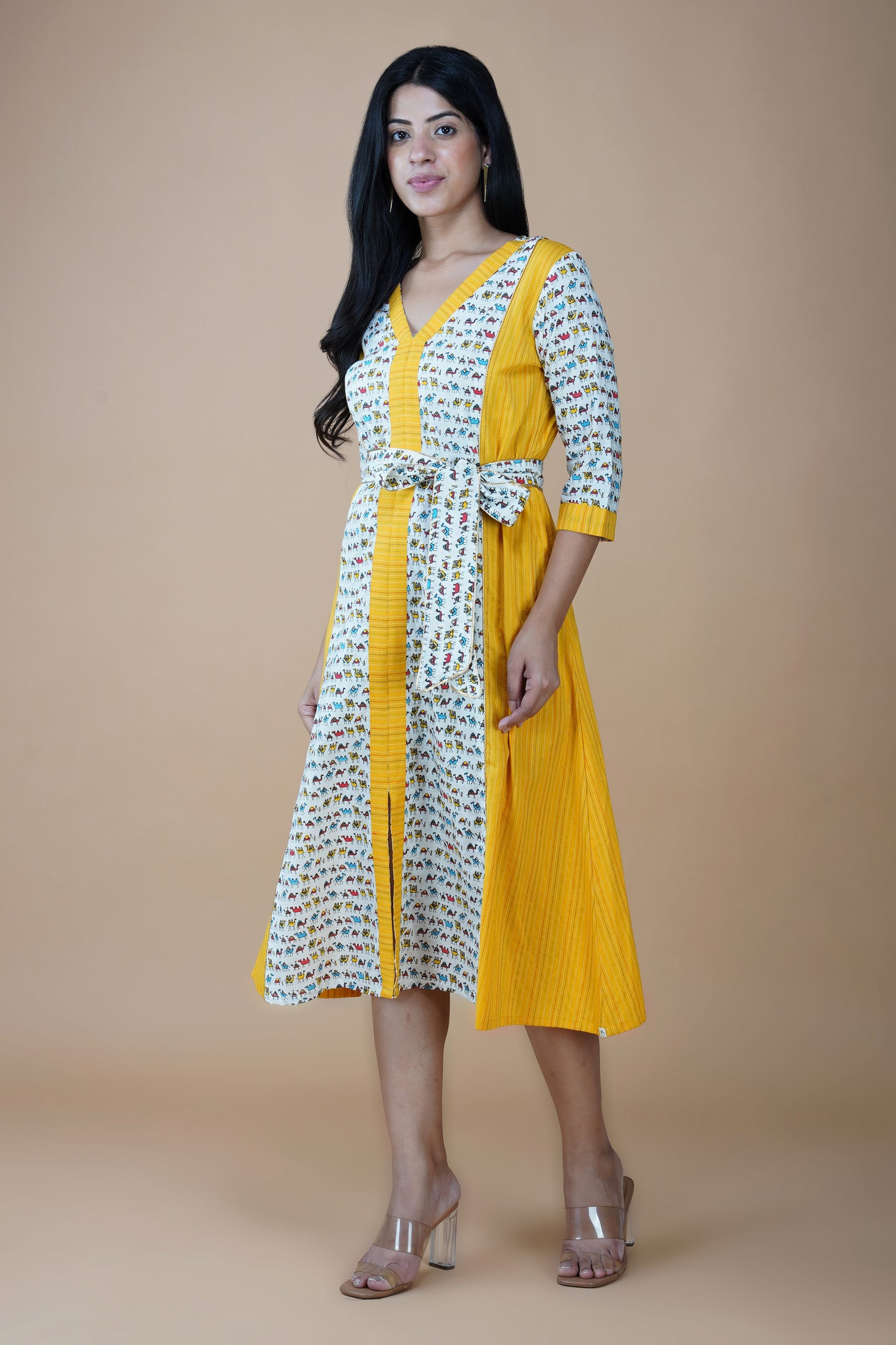 Marubhumi Ethnic Dress with Belt