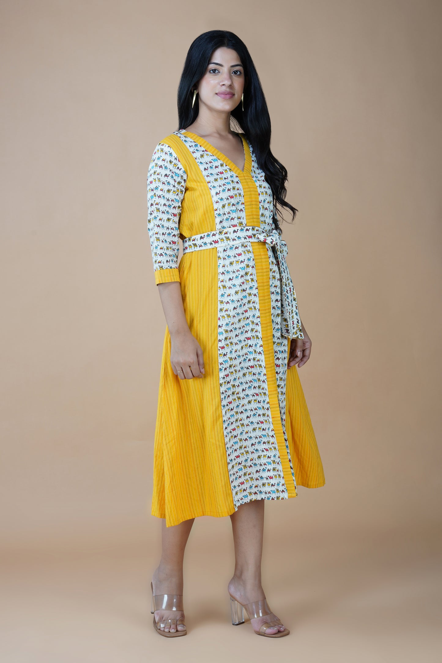 Marubhumi Ethnic Dress with Belt