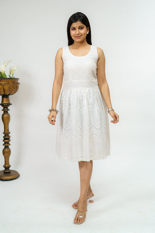 Daisy Honeycomb Hakoba Breezy Dress