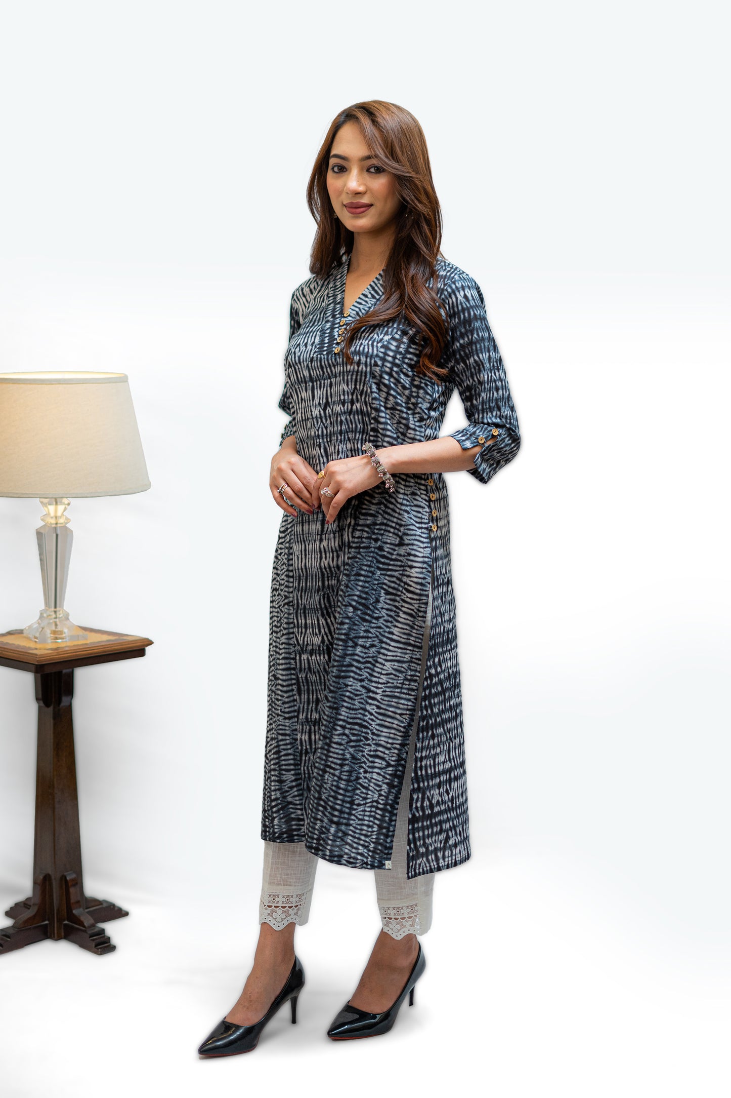 Deep Secret Tie & Dye Shibori Kurta