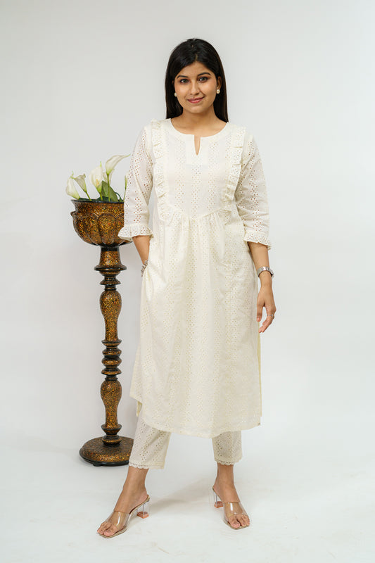 Glacier Cool Hakoba Kurta with lining