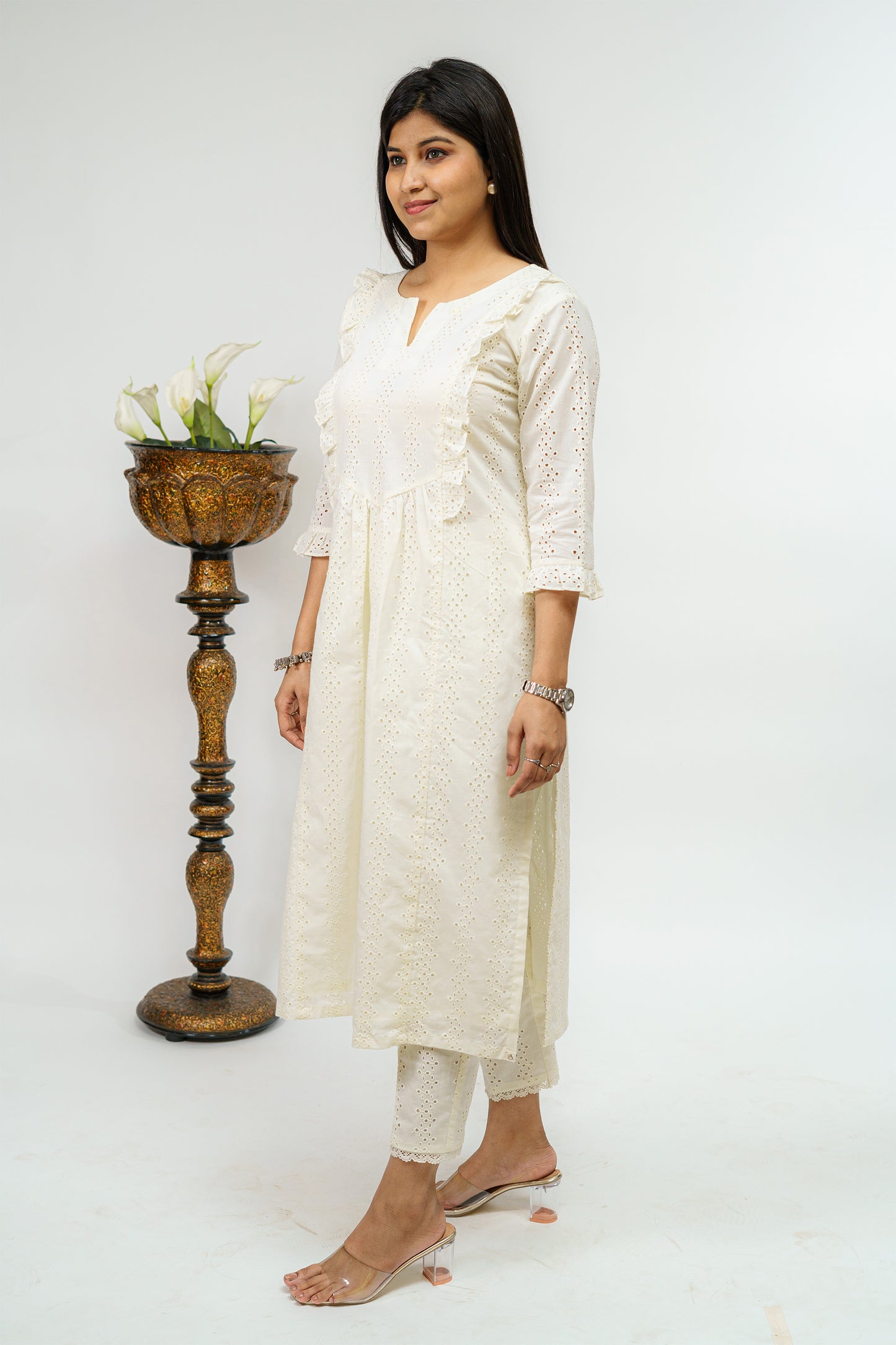 Glacier Cool Hakoba Kurta with lining