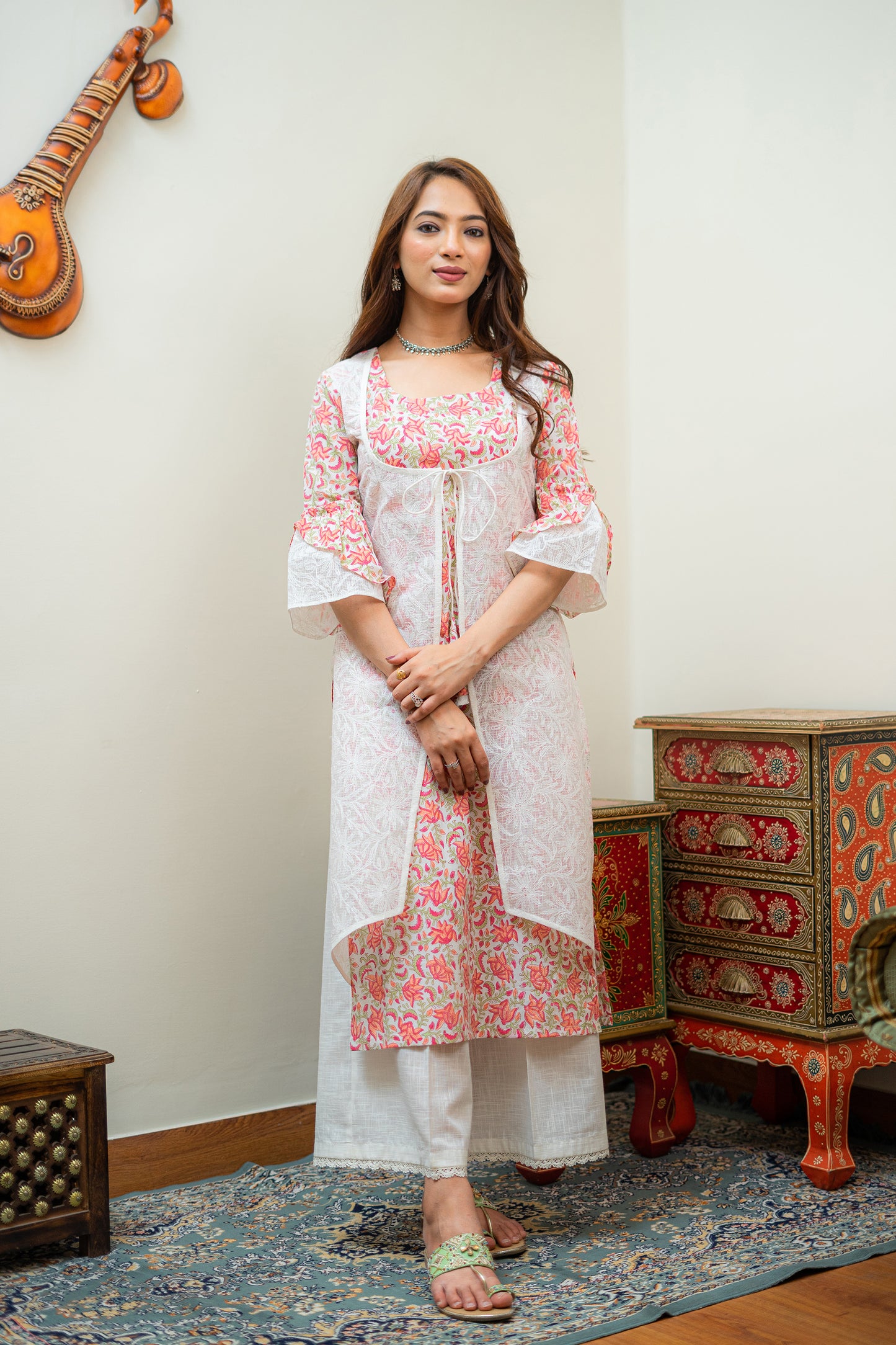 Beautiful Kota Doria Tepchi Kurta