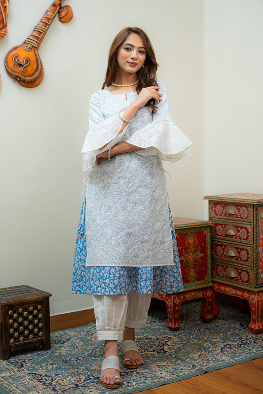 Hidden Treasures Tepchi and Hand Block Print Kurta