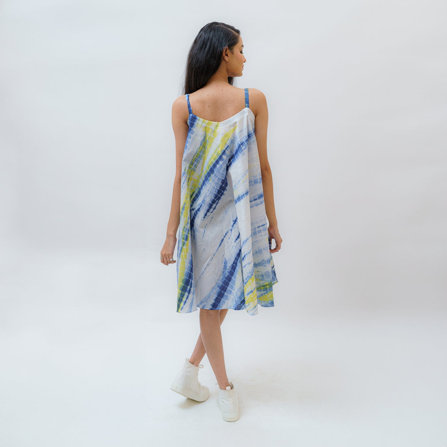 Morning Ocean Breezy & Flowy Tie n Dye Dress