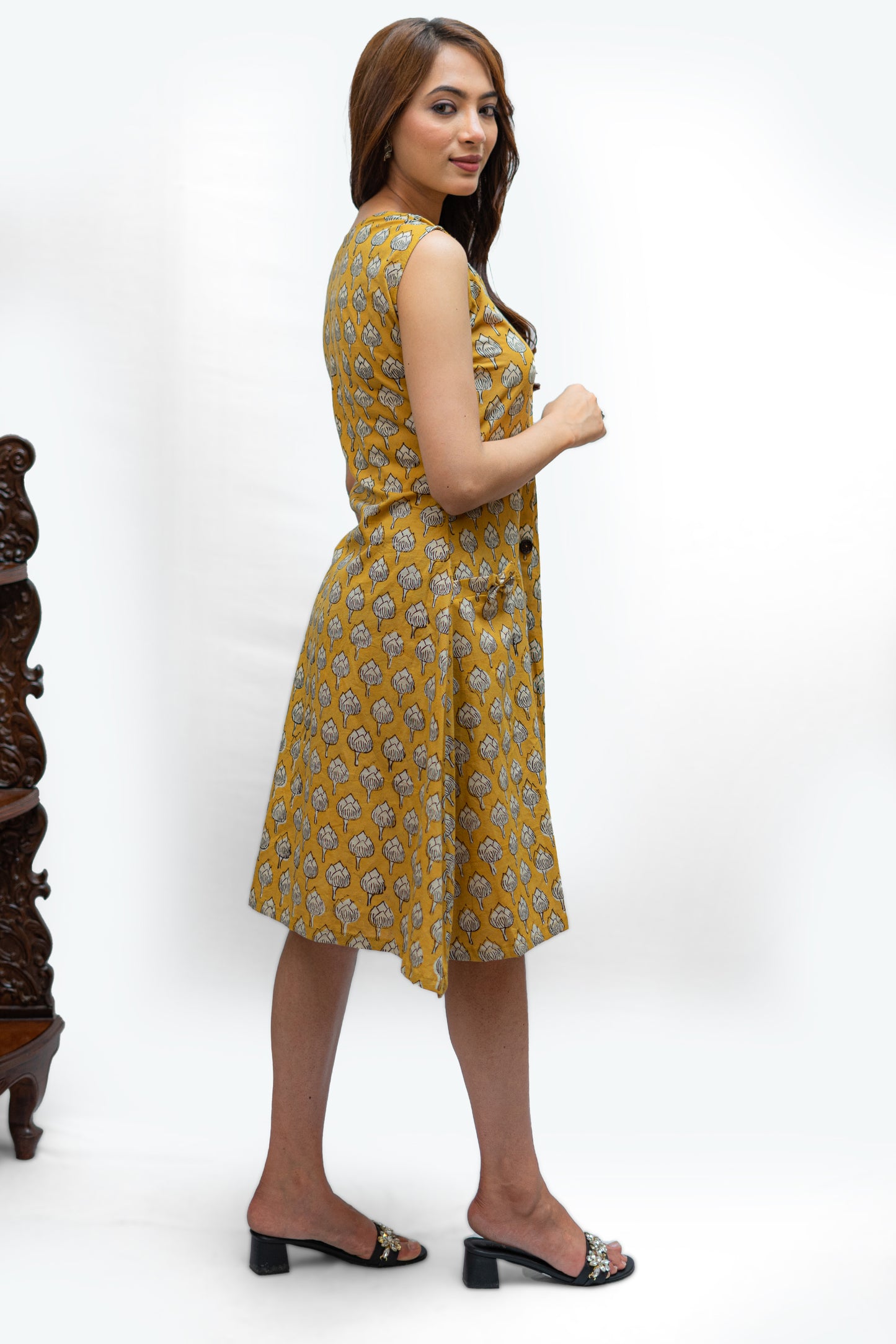 Butterscotch Jaipur Block Print Dress