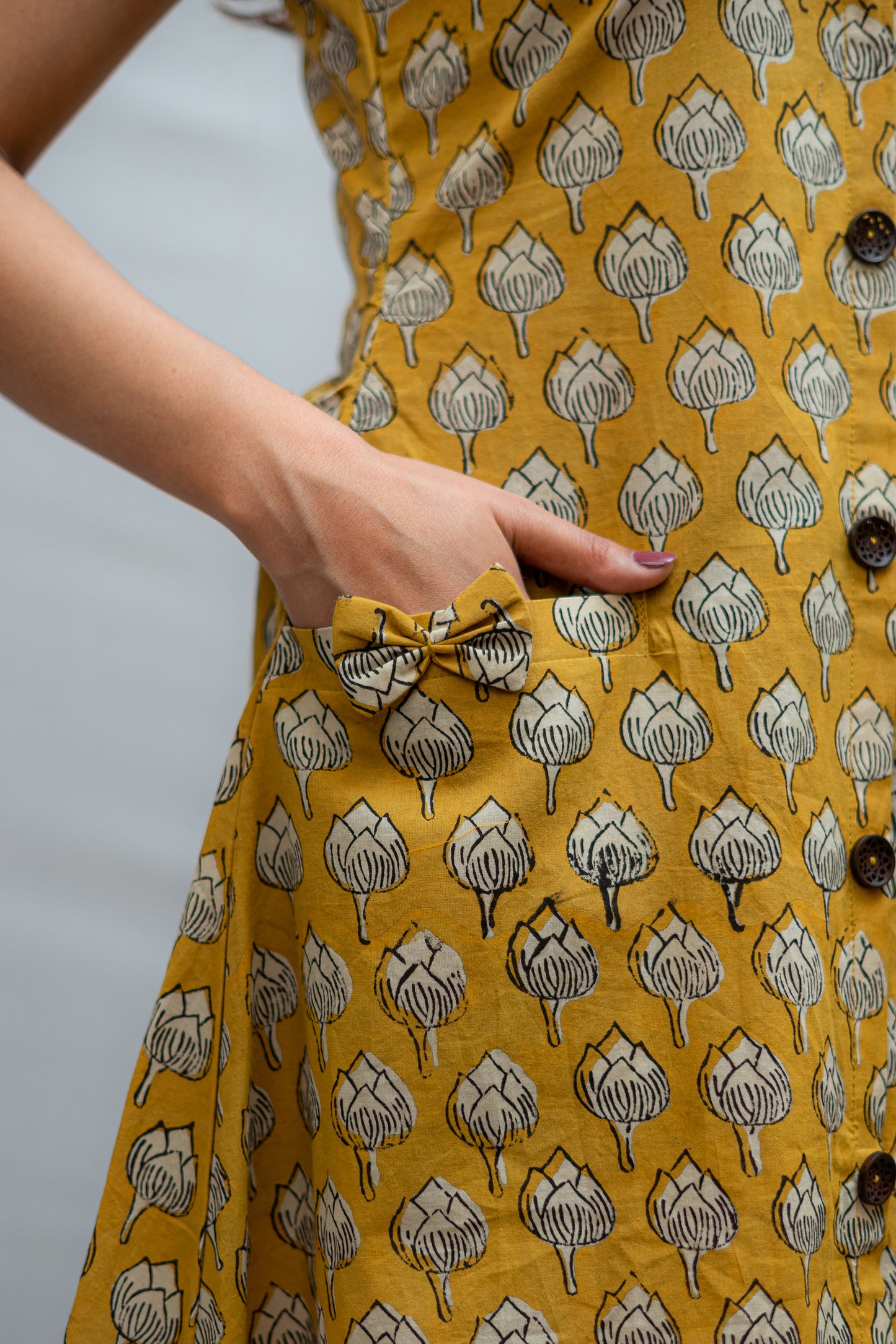 Butterscotch Jaipur Block Print Dress