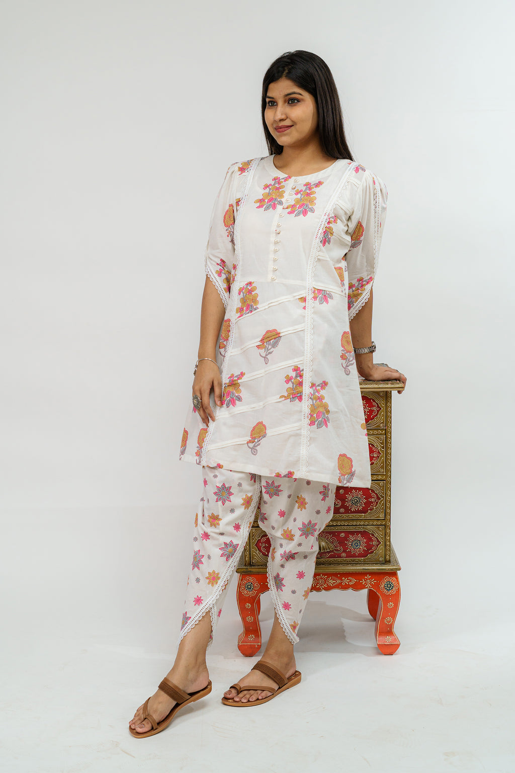 Blossoming & Luminous Sanganeri Co-ord Set