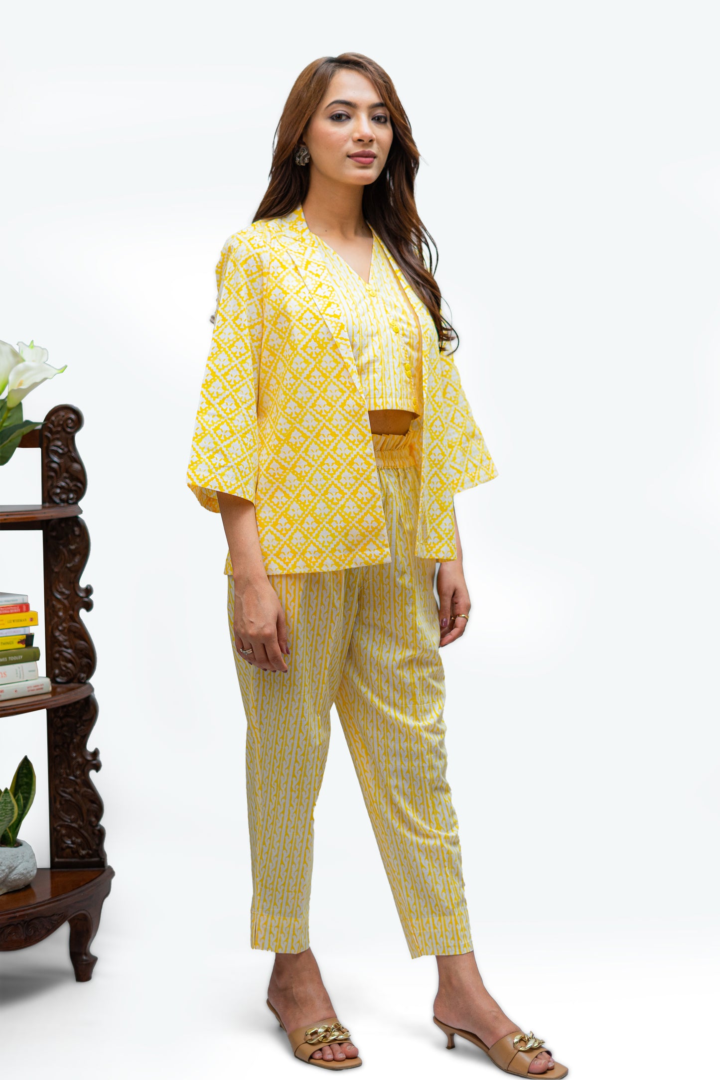 Sunshine Boho Chic Jaipur Block Print Co-ord Set