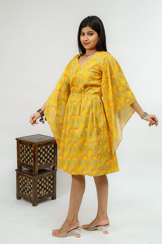 Padma Pichwai Kaftan Style Dress