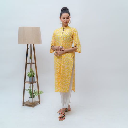 Sun Kissed Beautiful Batik Kurti