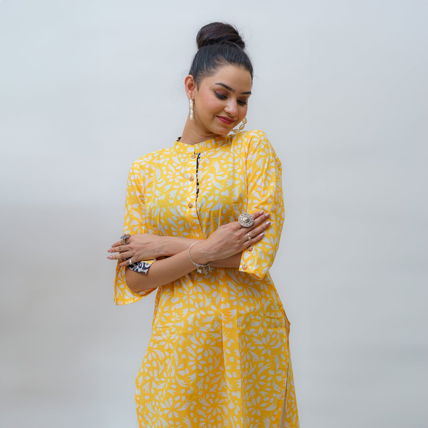 Sun Kissed Beautiful Batik Kurti