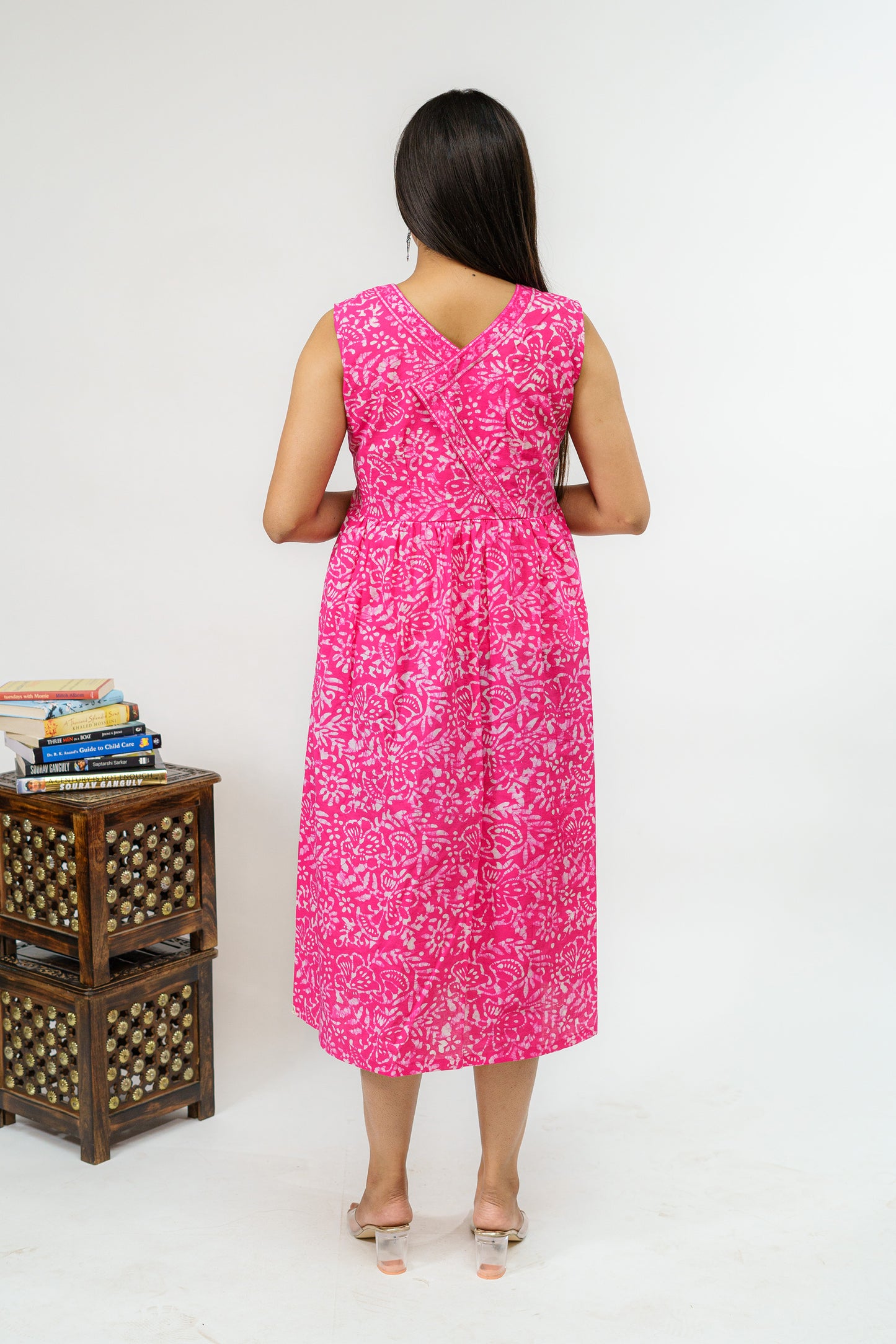 Hot Pink Cool Chic Batik Dress