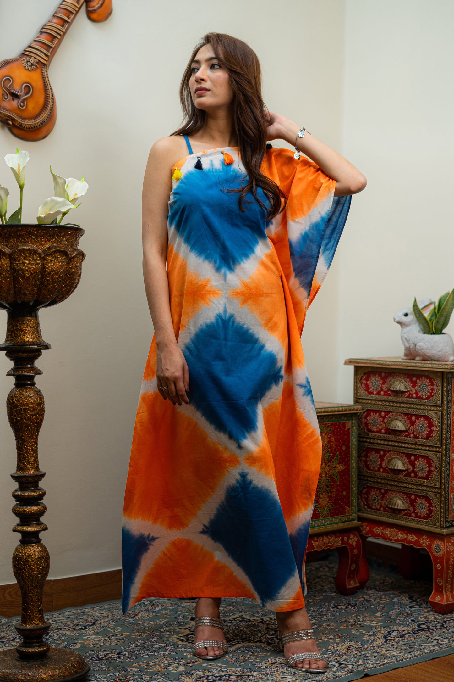 Vibrant Tie and Dye Breezy Maxi