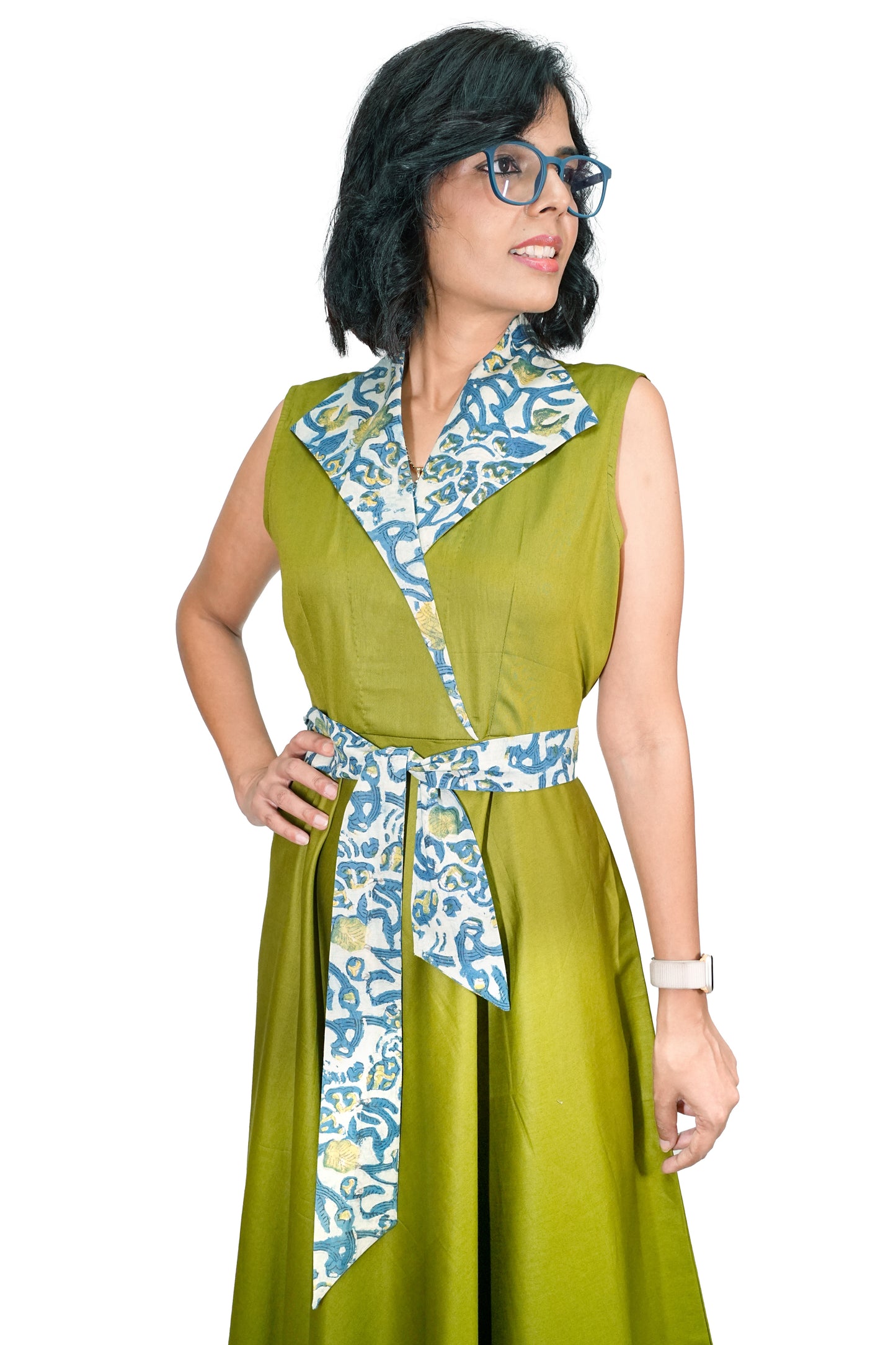 Opulent Olive Casual Dress