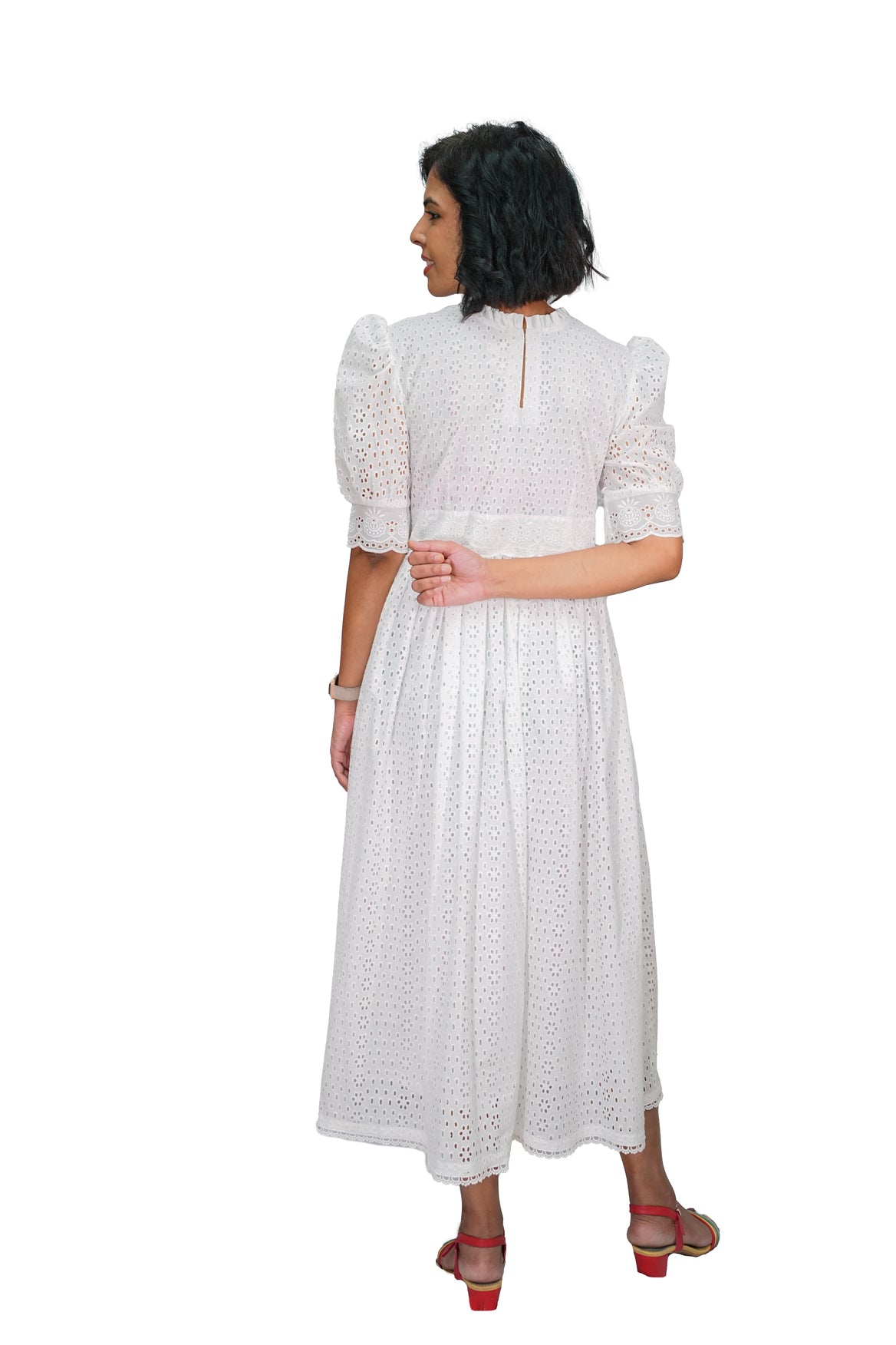 Snowy White Hakoba Dress