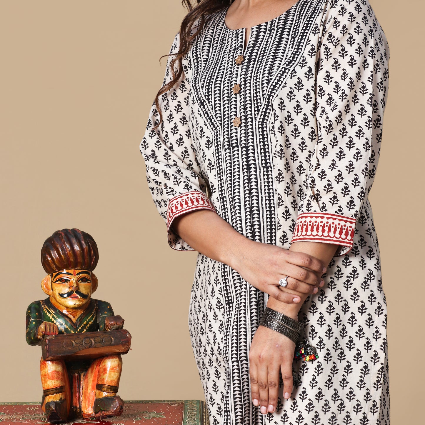 Sulekha Hand Block Kurta Pant Set