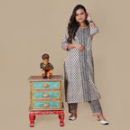 Sulekha Hand Block Kurta Pant Set