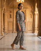 Midnight Kalamkari Co ord Set