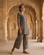 Midnight Kalamkari Co ord Set