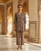 Mulberry Kalamkari Co ord Set