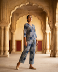 Indigo Asymmetric Co ord Set