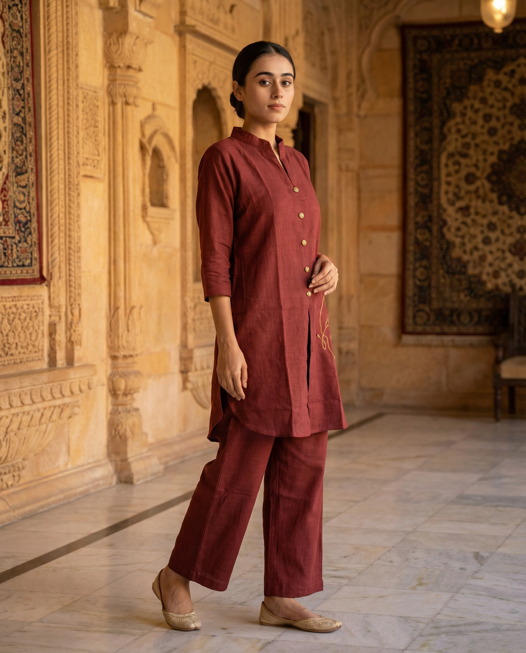 Butterfly Cherry Co ord Set