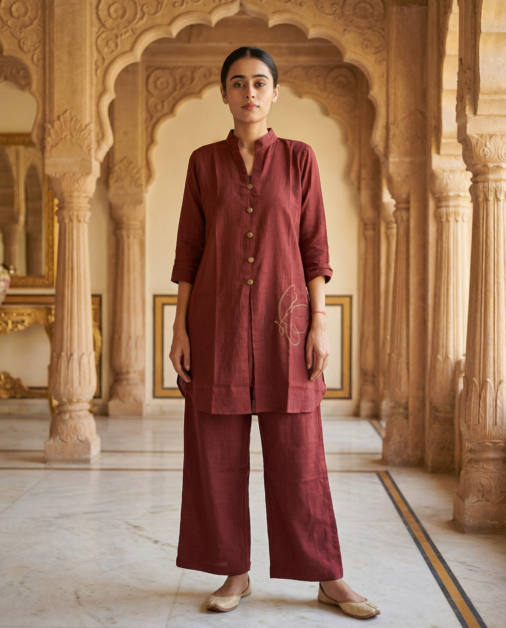 Butterfly Cherry Co ord Set