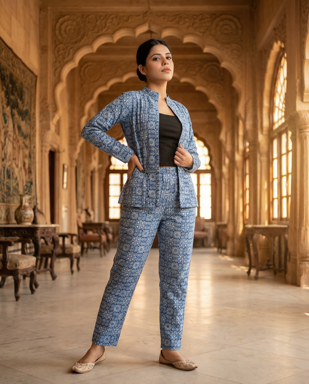 Deep Sea Blazer Set