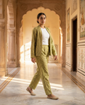 Olive Heritage Blazer Set